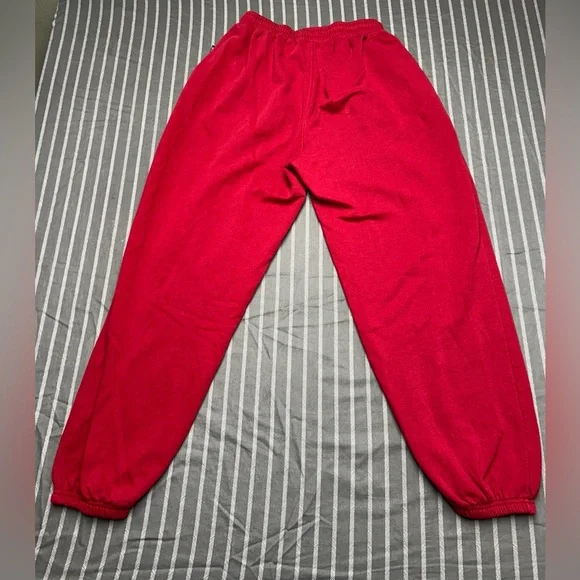 Playboy Track and Field graphic sweatpants Red Women's Size 4 - Picture 6 of 6